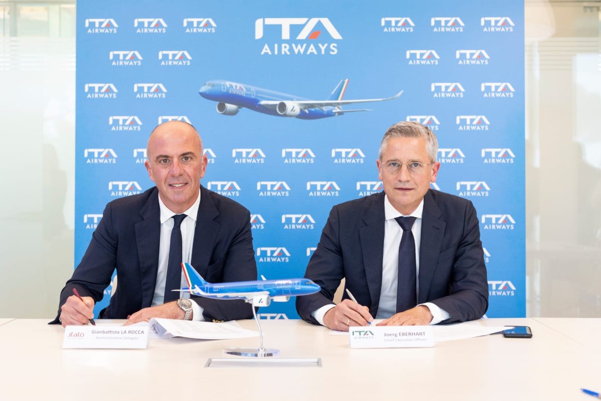 Ita Airways e Italo: da luglio biglietto integrato aereo-treno